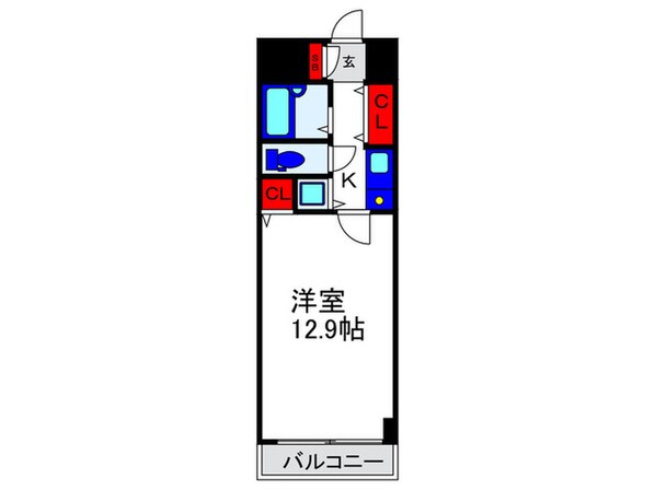 ユニバーサルマンションの物件間取画像